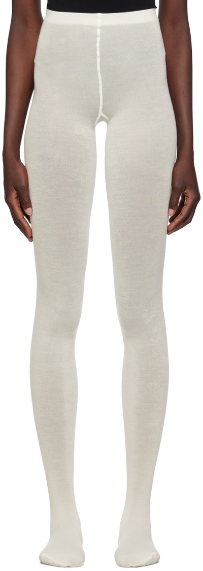 Wolford Off-white Merino Tights