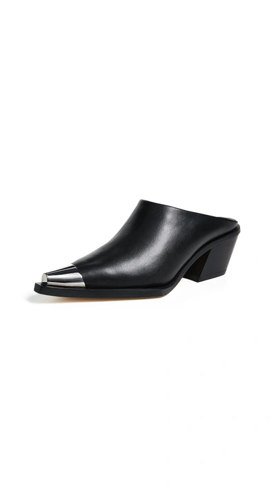 Helmut Lang Clean Mules In Black