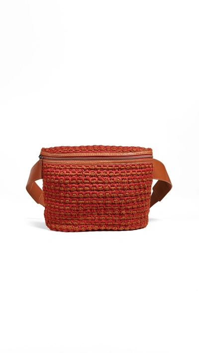 Rachel Comey Keno Fanny Pack In Red/rust/whiskey