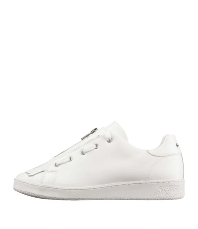 Sacai Julietta Minimal Sneakers In White