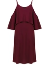 Olympiah Titicaca Tiered Dress In Red
