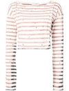 Faith Connexion Embellished Striped Top