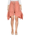 Rick Owens Shorts & Bermuda In Pastel Pink