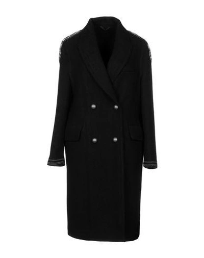 Ermanno Scervino Coat In Black