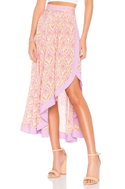 Spell & The Gypsy Collective Jewel Wrap Skirt In Pink