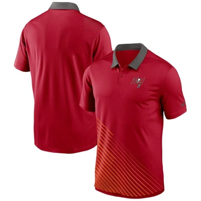 Nike Men's Dri-fit Yard Line (nfl Tampa Bay Buccaneers) Polo In Red