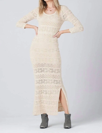 Saltwater Luxe Ronni Midi Dress In Bone In Beige