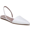 Diane Von Furstenberg Koko Slingback Ballet Flats, White