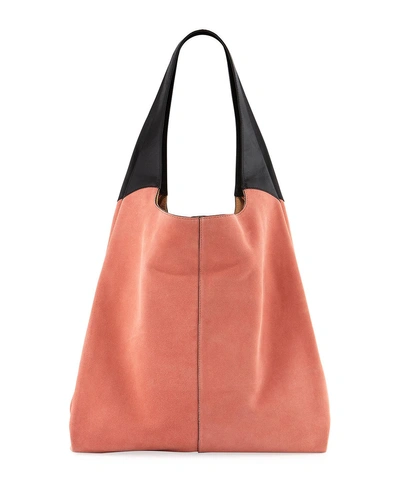 Hayward Grand Colorblock Shopper Tote Bag In Pink/black