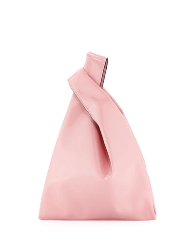 Hayward Mini Vegan Patent Shopper Tote Bag, Pink