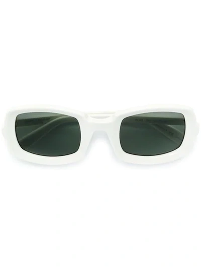 Saint Laurent New Wave 245 Sunglasses In White