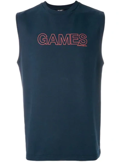 Ron Dorff Games Sleeveless Sweatshirt In Blue