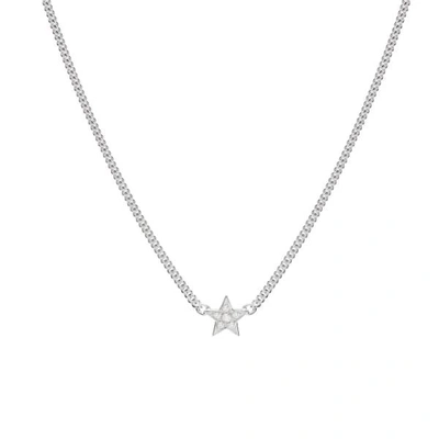 Isabel Lennse Mini Star White Diamond Necklace
