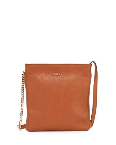 Furla Julia Small Leather Crossbody Bag In New Cuoio | ModeSens