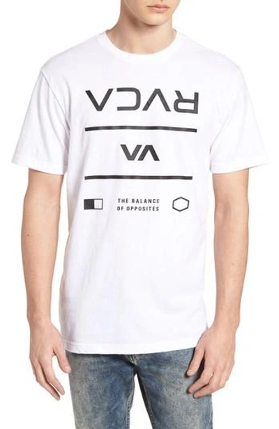 Rvca Building T-shirt In White