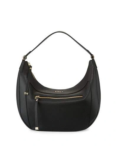 Furla Ginevra Small Leather Crossbody Bag, Moro In Onyx | ModeSens