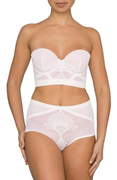 Nancy Ganz Enchante High Waist Shaper Briefs In Frost