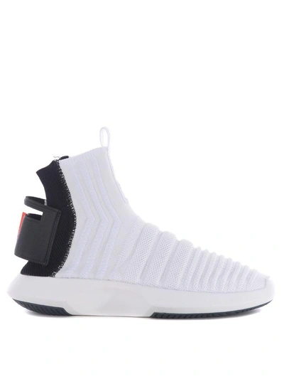 Adidas Originals Sock Adv Primeknit Sneakers In Bianco/nero
