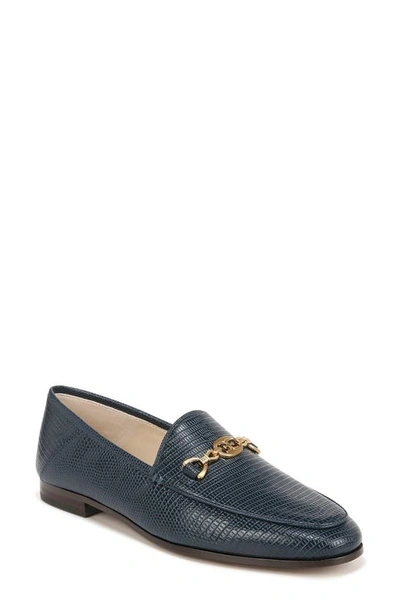 Sam Edelman Loraine Bit Loafer In Polar Blue Reptile