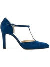 Antonio Barbato T-bar Strap Pumps In Blue