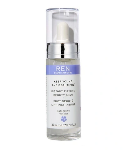 Ren Keep Young And Beautiful Instant Firming Beauty Shot 30ml In White