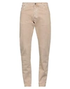 Liu •jo Man Man Pants Beige Size 34 Cotton, Elastane