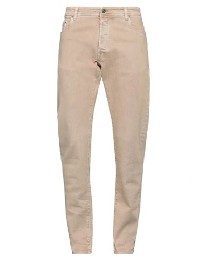 Liu •jo Man Man Pants Beige Size 34 Cotton, Elastane