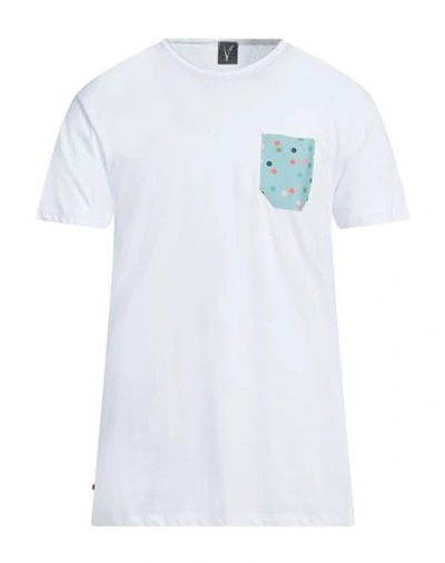 V2® Brand V2 Brand Man T-shirt White Size Xxl Cotton