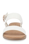 Journee Collection Lavine Sandal In White