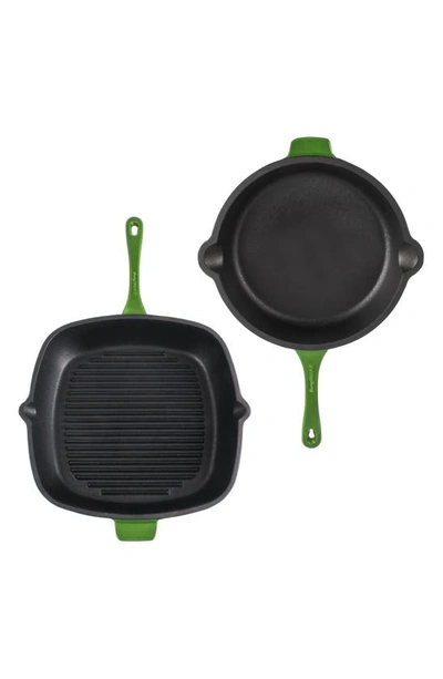 Berghoff Neo 2-piece Cast Iron Set In Green