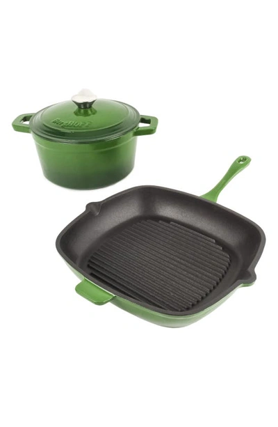 Berghoff Neo 3-piece Cast Iron Set In Green