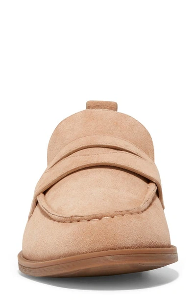 Cole Haan Stassi Penny Loafer In Blush Suede