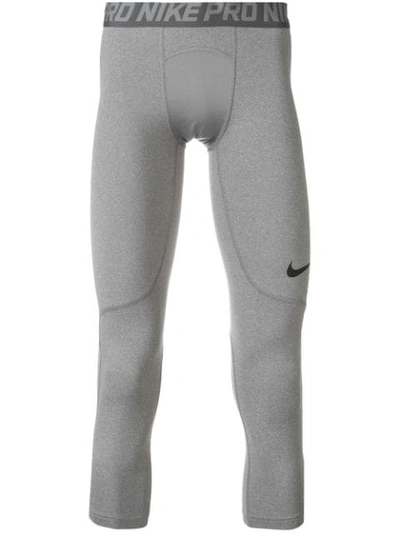 Nike Pro Training Tights In Grey
