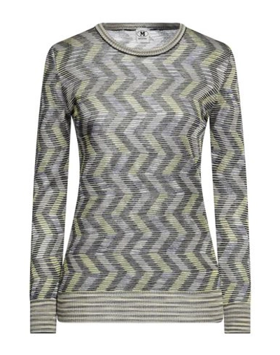 M Missoni Woman Sweater Emerald Green Size Xl Viscose, Wool, Polyamide