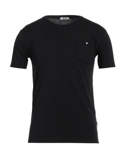 Stilosophy Man T-shirt Black Size M Cotton In Black