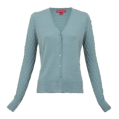 Krimson Klover Katrin Cardigan In Moss In Pink