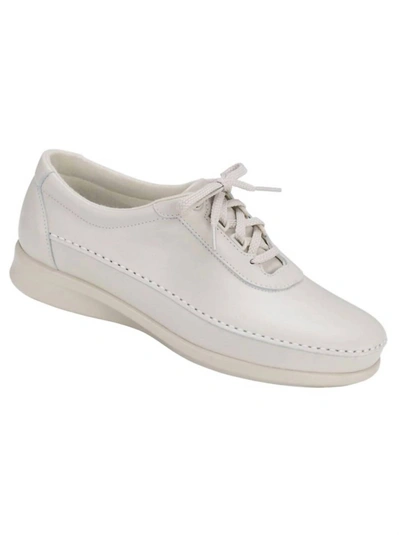 Sas Women's Traveler Athletic Lace Up Shoe - Narrow In Bone In Beige