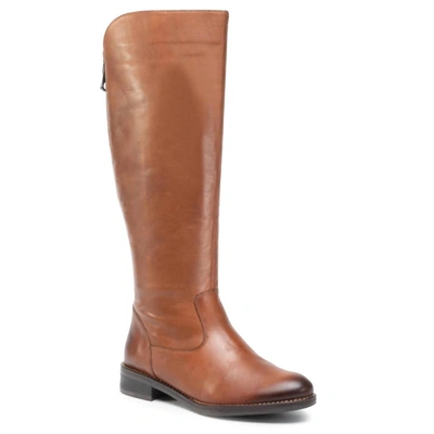 Rieker Women's Knee High Boots In Tan In Multi