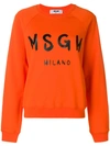 Msgm Branded Sweatshirt