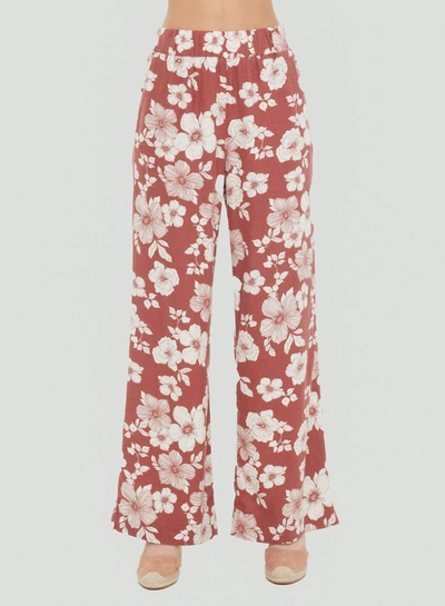 Dex Wide Leg Pant In Sienna Floral In Multi