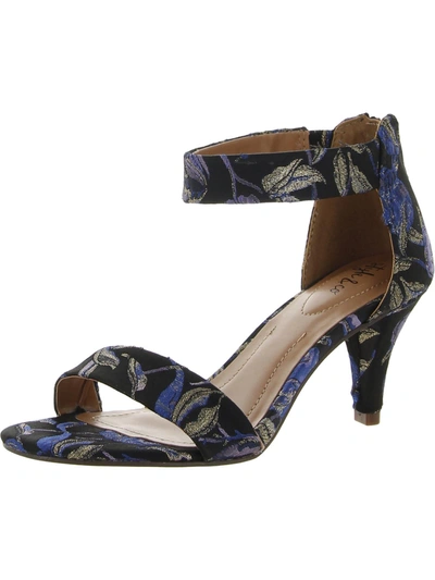Style & Co Paycee Womens Metallic Ankle Strap Pumps In Multi
