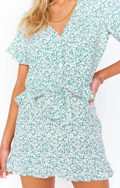 Show Me Your Mumu Valentine Skirt In Peony Please In Multi