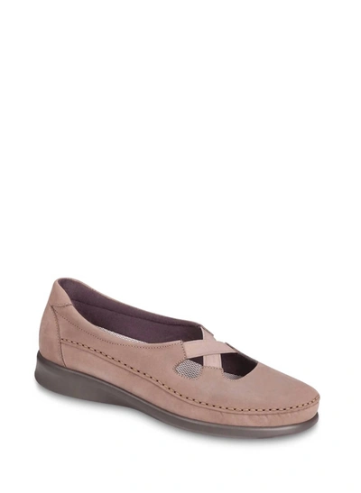 Sas Crissy Slip On Loafer - Wide In Praline In Brown