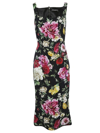 Dolce & Gabbana Printed Floral Sexy Dress