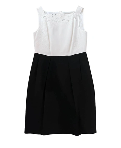 Kay Unger Women's Sleeveless Midi Dress In Black White