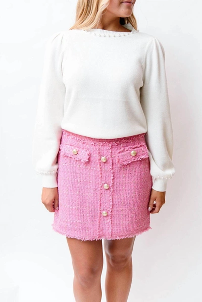Cami Nyc Luciana Sweater In Ivory In Multi