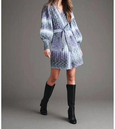 Haute Hippie Ivanna In Blue Purple Ombre In Multi