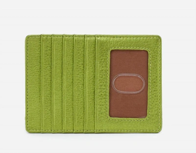 Hobo Euro Slide Wallet In Green Metallic