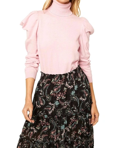 Misa Gabriela Top In Sweet Pink In Multi