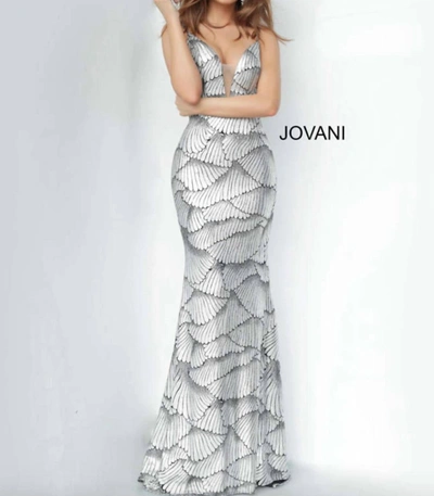 Jovani 3940a In Black/silver